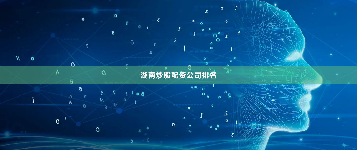 湖南炒股配资公司排名